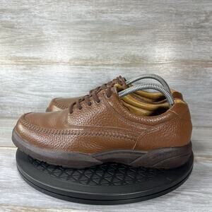 Dr. Comfort Men's Stallion 8020 Brown Leather Chestnut Shoes Size 8.5 Wide